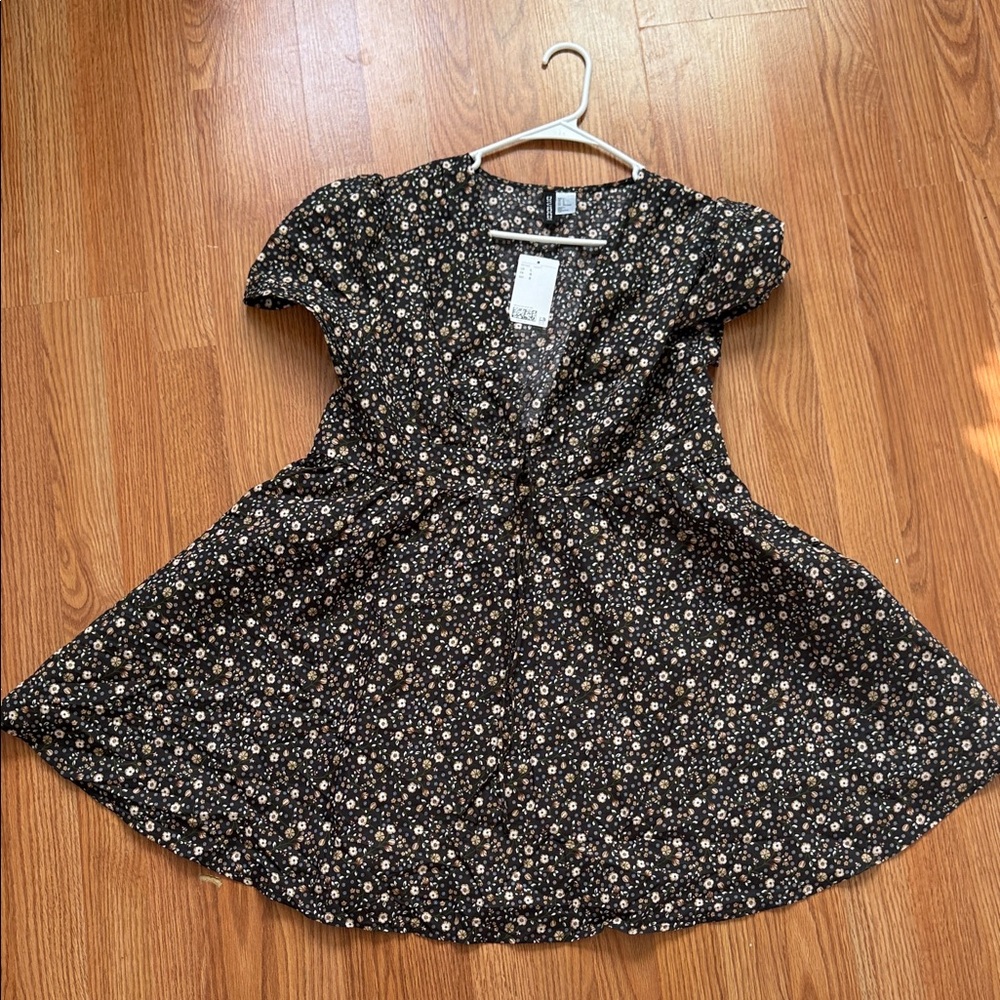 Zara Black Floral Dress